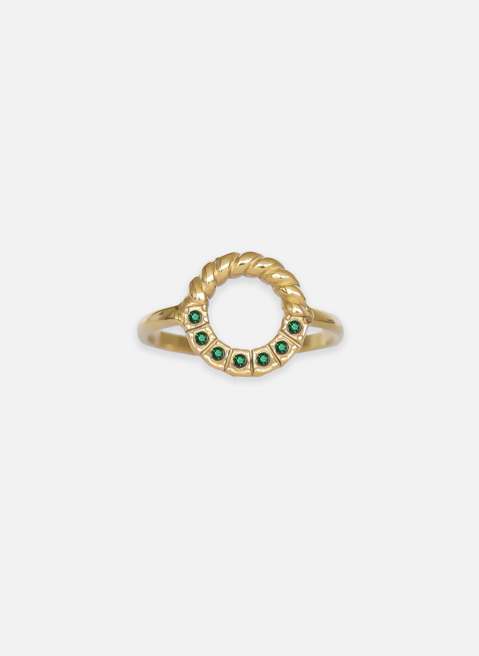 Bague fine Halo