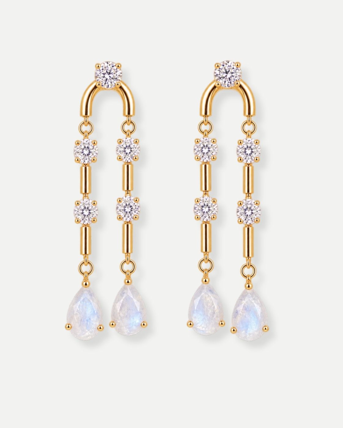 Boucles d’oreilles pendantes Calypso