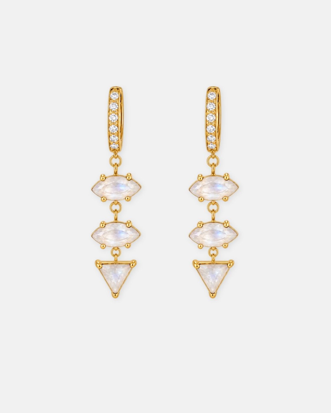 Boucles d’oreilles pendantes Clytia