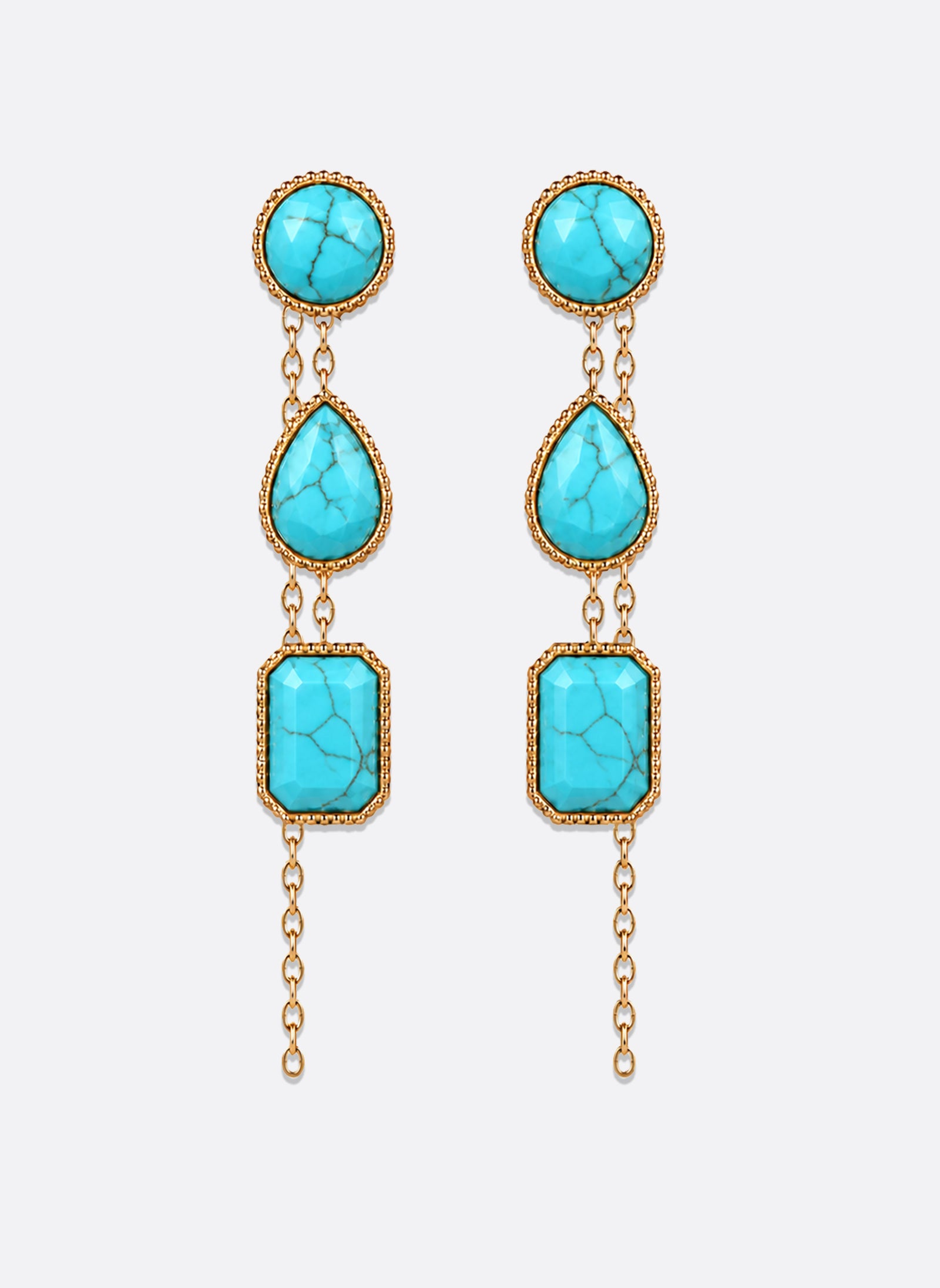 Boucles d'oreilles pendantes Vera
