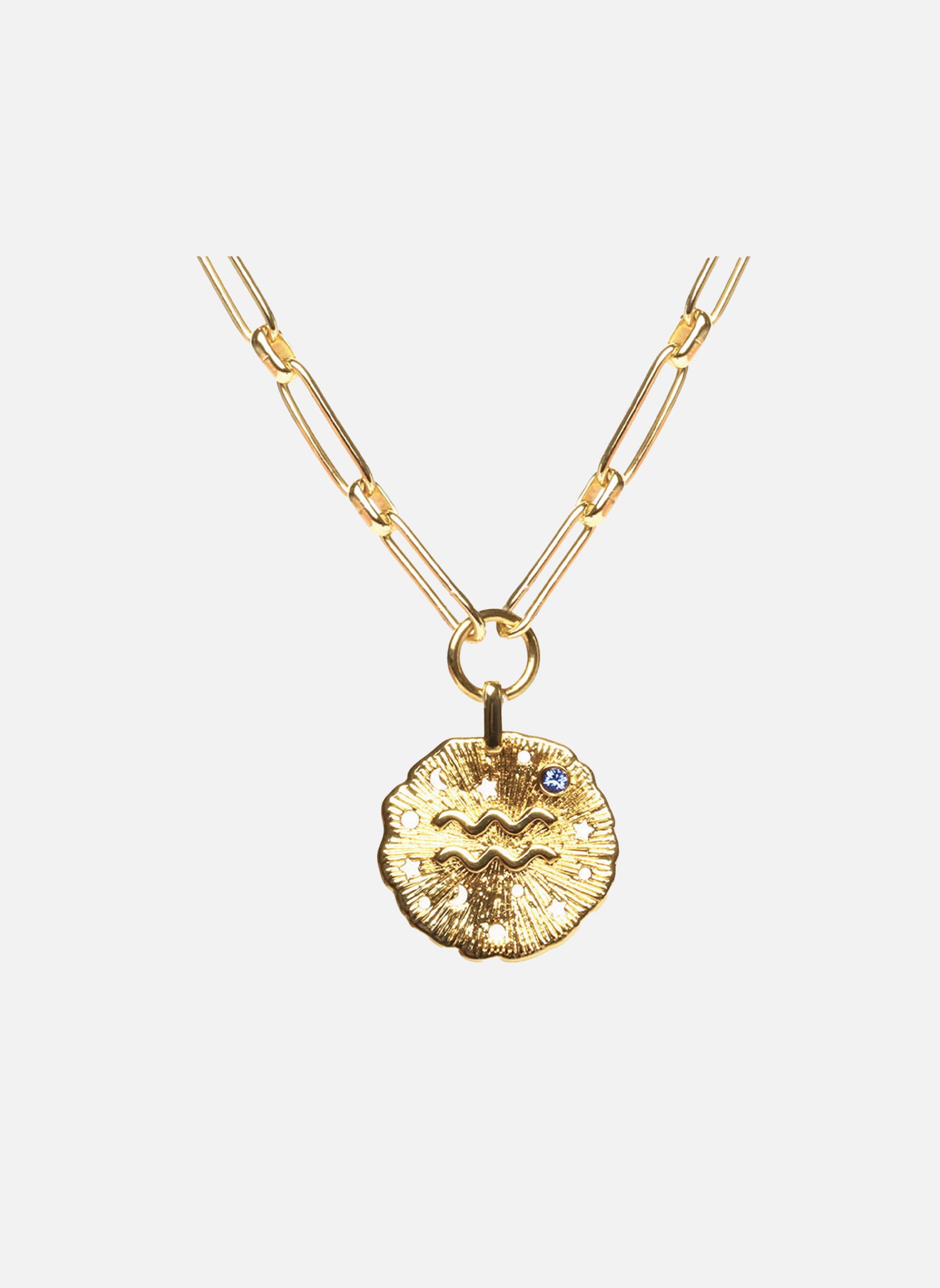 Collier chaîne Verseau
