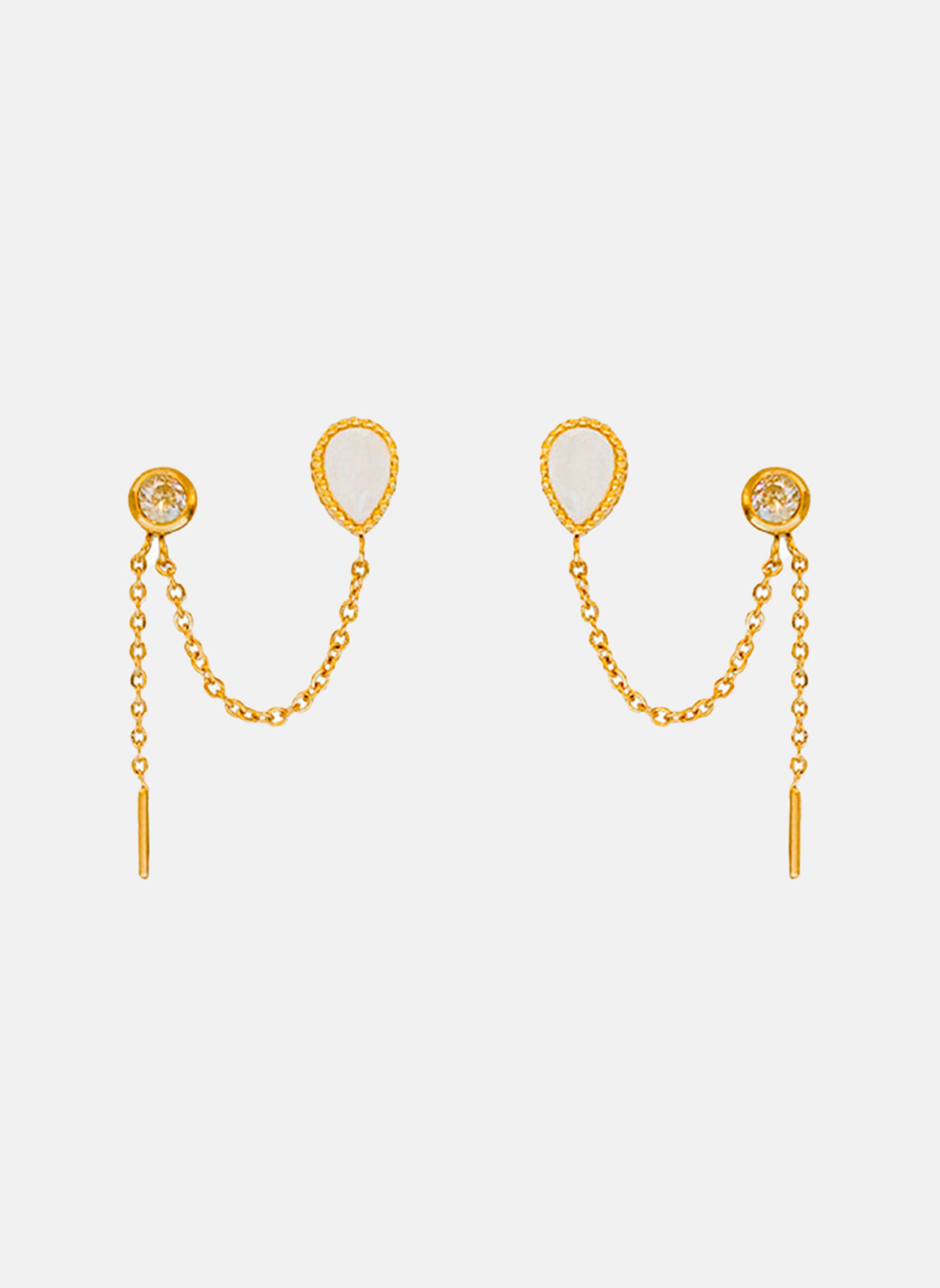 Boucles d'oreilles pendantes Cybele